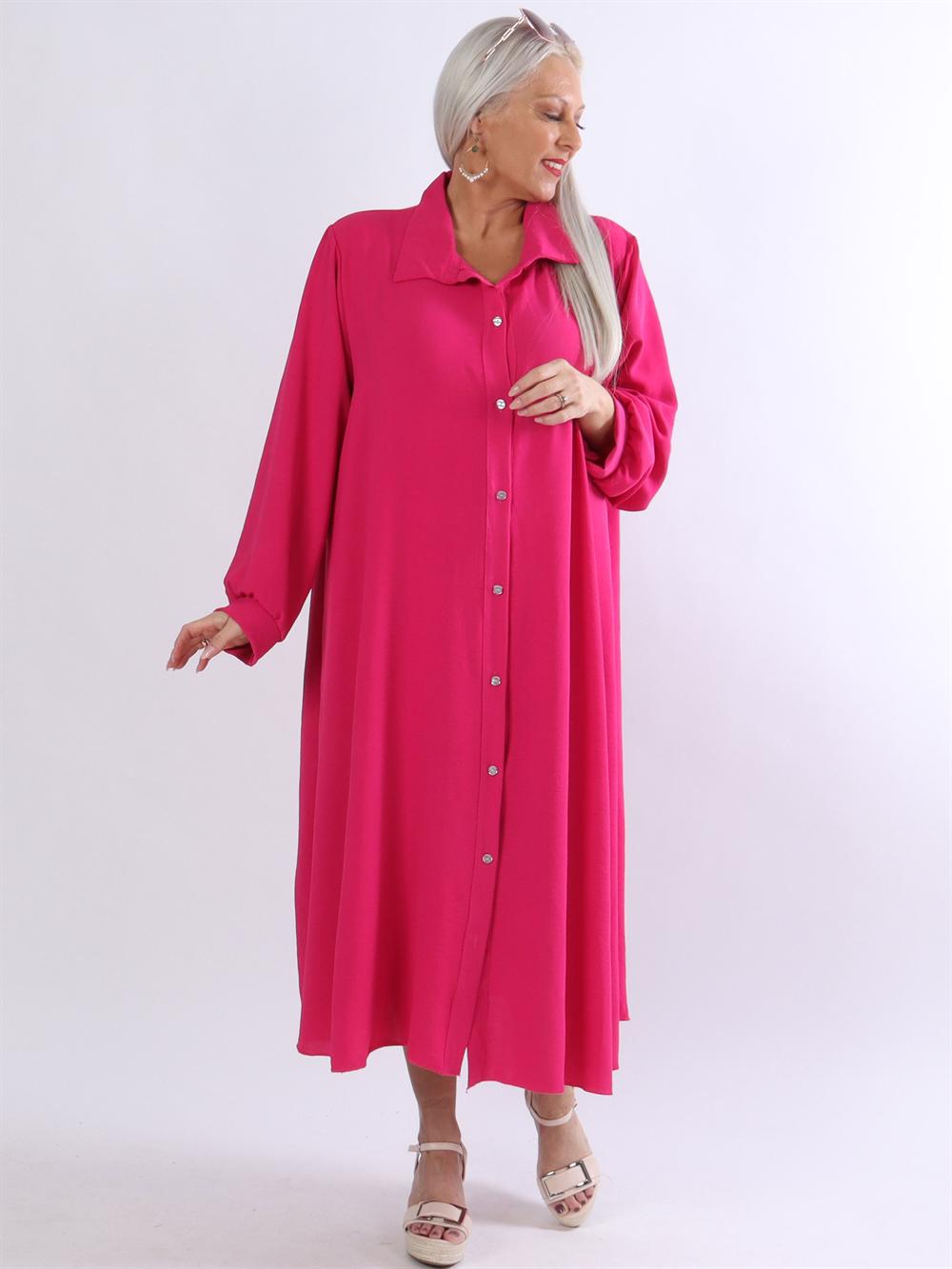 Aviaya - Lang skjortekjole